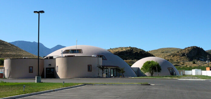 A dome structure in Genola,_Utah